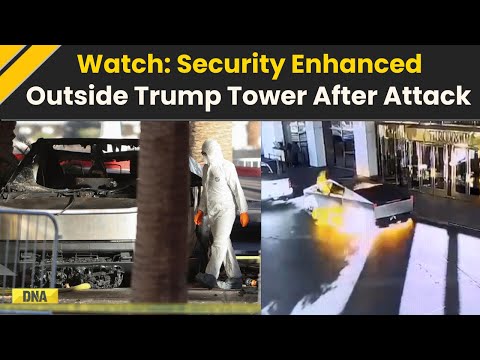 Trump Tower Cybertruck Attack: Enhanced Security Measures Outside Trump Tower After Attack