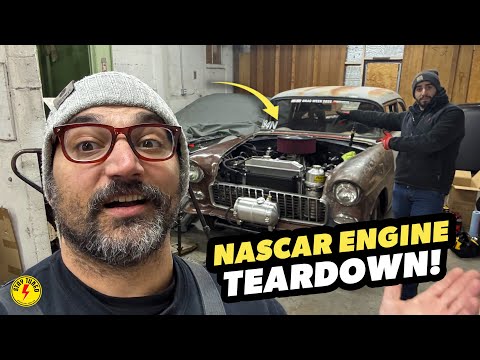 EPIC TEARDOWN on my NASCAR Powered '55 Chevy! Can we SAVE this $$$ Engine??! - PART 1
