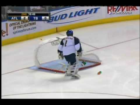 Moose Caged -- Johan Hedberg Atlanta Thrashers