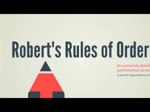 Robert's Rules: 5 Key Things to Know