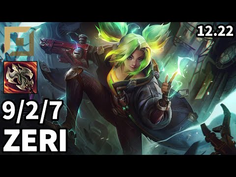 Zeri Top vs Volibear - EUW Master | Patch 12.22