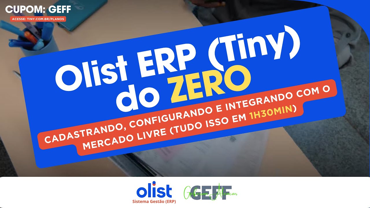 Tiny Olist Sistema Gerencial para empresas (ERP) | Configurar do zero e integrar com Mercado Livre
