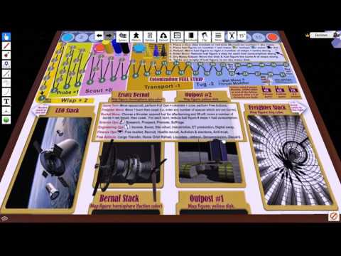 Part 1 - High Frontier 3rd Edition Colonization and Supports