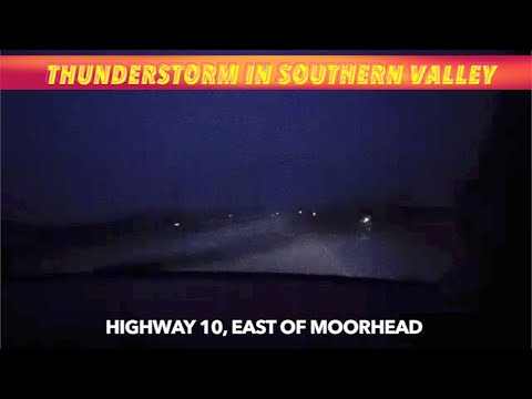 Thunderstorm Rolling Through Southern Valley Wednesday Morning