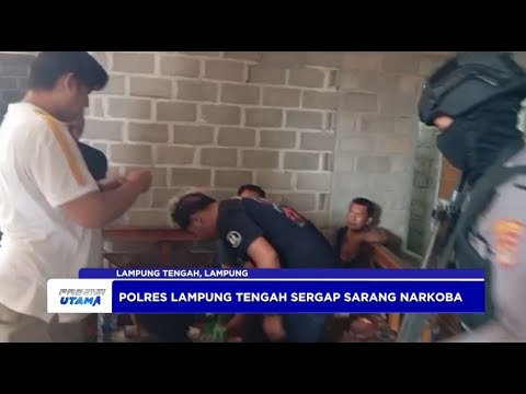 POLRES LAMPUNG TENGAH GEREBEK PESTA NARKOBA