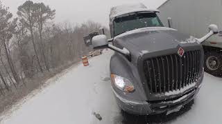 OTR trucking - Scary Severe Snow Storm. Causing Heavy Traffic for HOURS 🤬