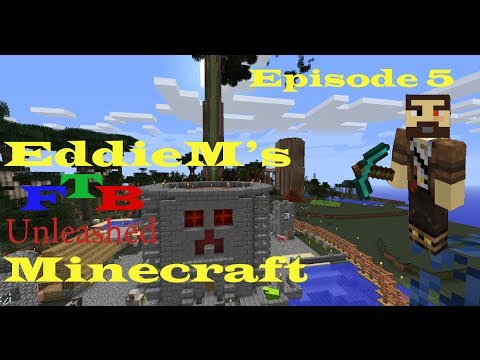 EddieM On FTB Unleashed Server Episode 5 Another Update and steaming ahead :- Minecraft