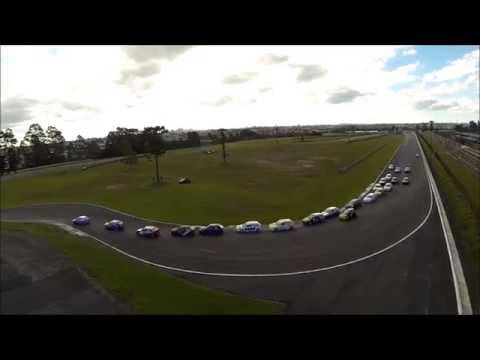 Relargada após bandeira vermelha da Prova do Metropolitano de Velocidade no Asfalto 05 04 2014