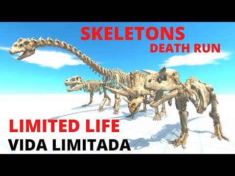 New Skeletons Death Run  Limited Health - Novos Esqueletos Vida Limitada -  Animal Revolt -ARBS