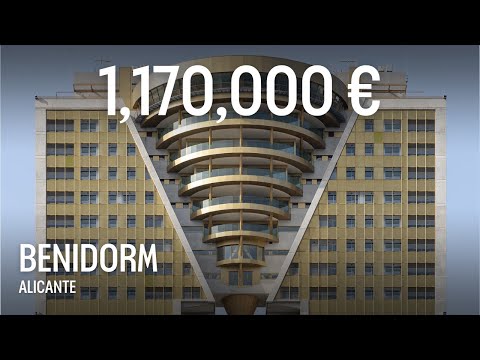 Apartamento de lujo en el piso 44 de INTEMPO Benidorm - Luxinmo