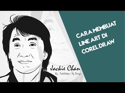 Cara Membuat Line Art di Corel Draw ( Jackie Chan ) by...