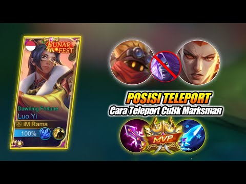 Cara Menculik Gold Laner Menggunakan Teleport Luo Yi