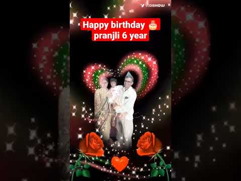 happy birthday 🎂 pranjali 6year
