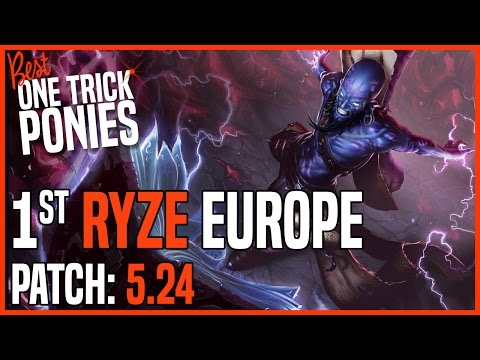 Best Ryze Top OTP - Ranked Master EUW Patch 5.24 - 12/13/15