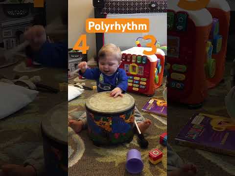 4:3 Polyrhythm #drumpractice #polyrhythms #remodrumheads #kiddrummer #strajkstudios