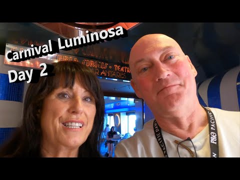 Carnival Luminosa Inaugural Cruise Day 2 - Vlog Diary of our Second Day Onboard