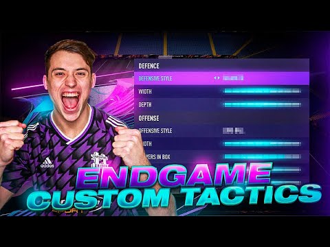 BEST TOP 100 ENDGAME FIFA 21 CUSTOM TACTICS + INSTRUCTIONS TO WIN MORE GAMES ON FUT CHAMPS!
