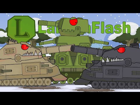 KV-44 vs. RATTE 2 part 2- Cartoons about tanks