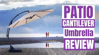 Best Patio Umbrella for Summer 2025 Arlmont & Co. 11 Ft Cantilever Umbrella Full Review!