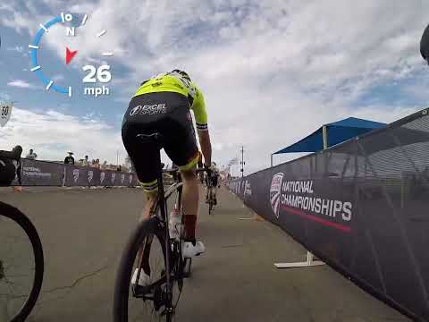 2022 Masters Nationals Cycling championship Criterium 65-69 last laps