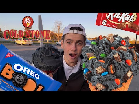 COLD STONE CREAMERY REVIEW! NEW Boo Batter Ice Cream!!