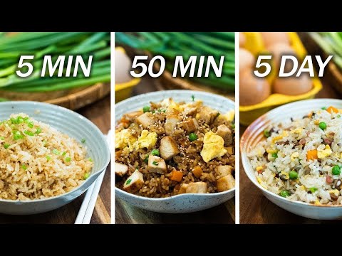 Three Fried Rice Recipes