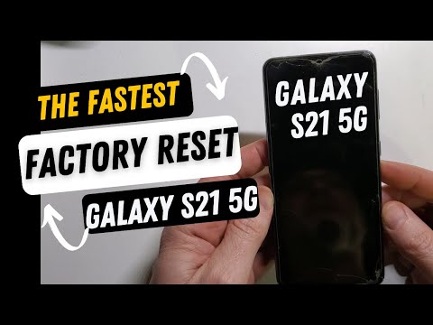 How to Factory Reset Hard Reset Samsung Galaxy S21 5G English Instructions - Fastest Way Possible