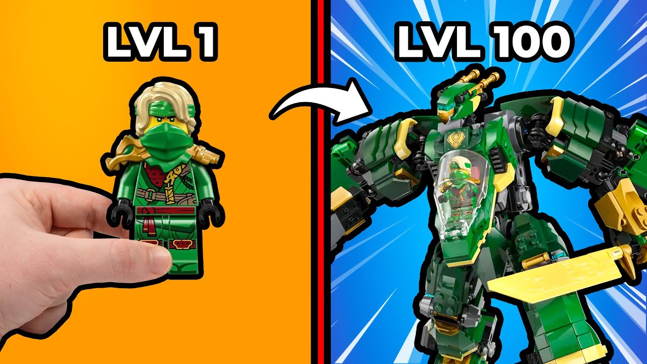 Level 1 vs 100 LEGO Ninjago
