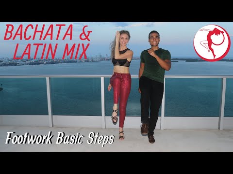 StepFlix 🔴 LIVE Bachata & Latin Mix, class 3 | Bachata Footwork Basic Steps