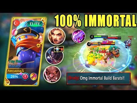 100% IMMORTAL!! NEW META HYPER BARATS FULL TANK BUILD GAMEPLAY! Barast Gameplay