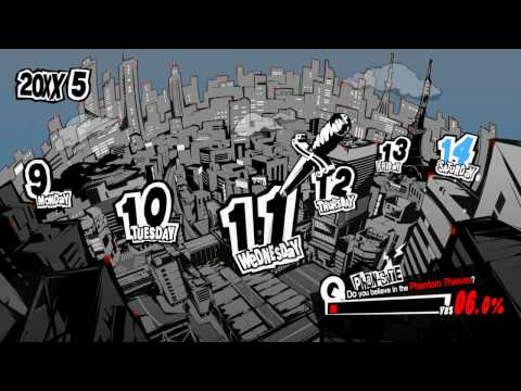 Persona 5 - English - Playthrough - No Commentary - Day 5/11
