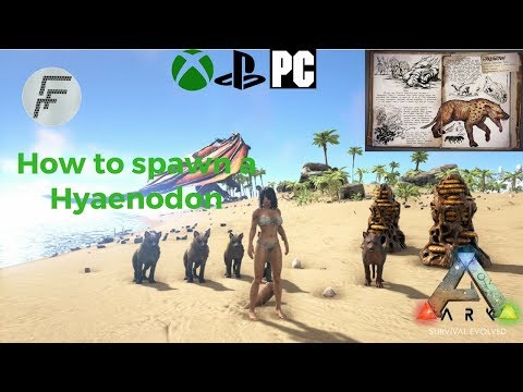 Ark Survival Evolved: How to spawn a Hyaenodon