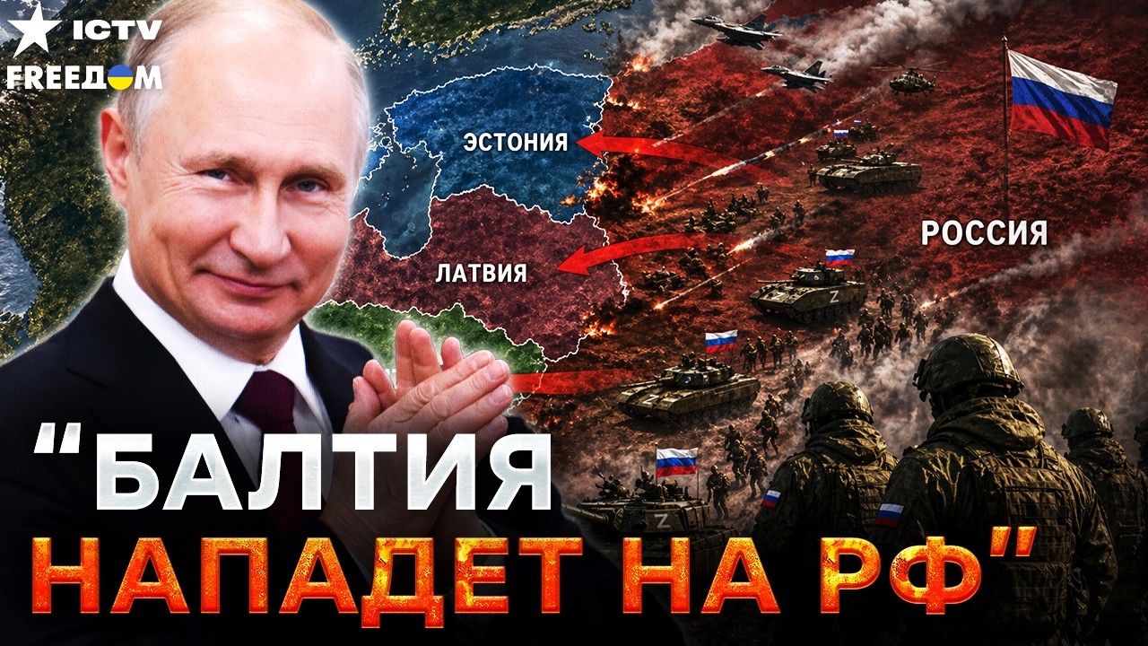 ⭕️ НАДВИГАЕТСЯ НЕИЗБЕЖНОЕ?  БАЛТИЯ: ПРИГОТОВИТЬСЯ! ПУТИН считает страны Бал