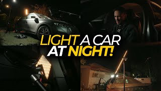 Light A Night Car Shot From NOTHING! | Lighting Tutorial