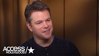 Matt Damon On George & Amal Clooney's Baby News: 'I'm Thrilled!' | Access Hollywood