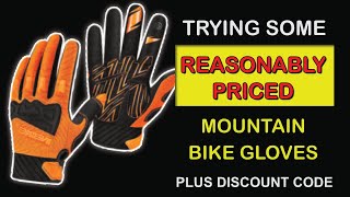 Trying some reasonably priced mountain bike gloves