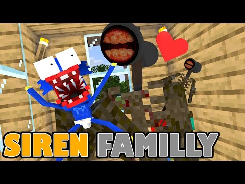 HUGGI MEET SIREN HEAD - Minecraft Animation - MINECRAFT ANIMATION