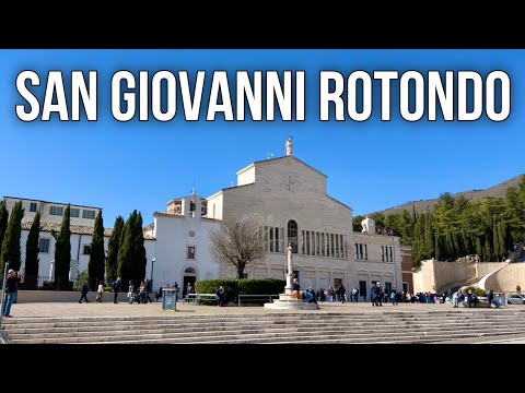 [4k] Italy Walking Tour 🇮🇹 SAN GIOVANNI ROTONDO 🇮🇹 March 2023 - with Captions!