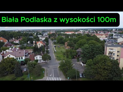 Biała Podlaska z wysokości 100 m.