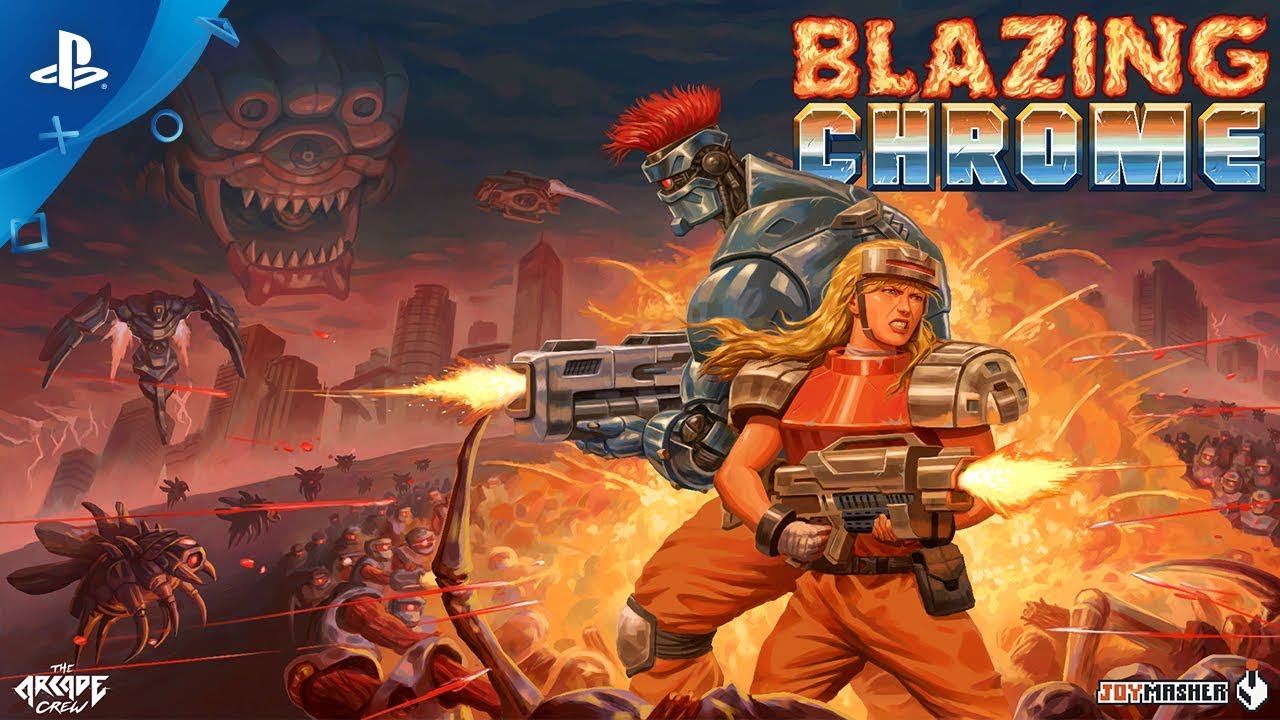 Así es como se construyó la horda de jefes, con un estilo retro único en Blazing Chrome