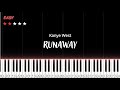 Runaway Kanye West Easy Piano Tutorial Pianotutorial Runaway