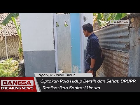 DPUPR Nganjuk Bangun Sanitasi di Desa Ketawang