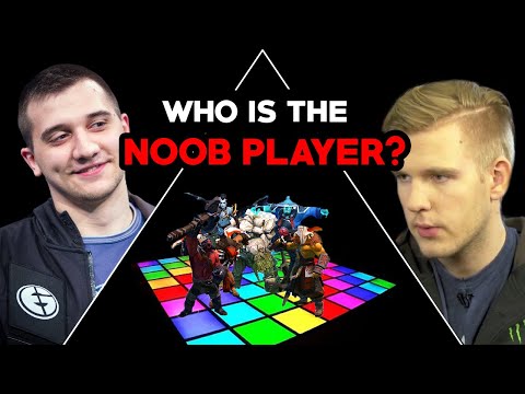 Dota 2: Arteezy - 9 Professional Players vs 1 Secret Noob | How much for Game-Throwing Service?