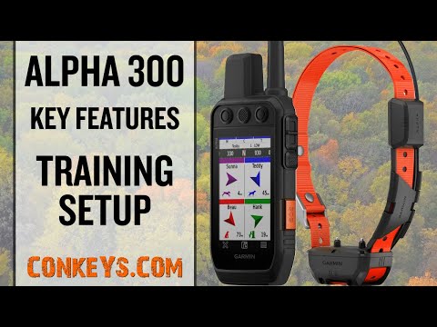 NEW Garmin Alpha 300 Features - Training Setup
