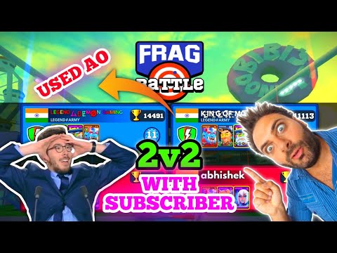 FRAG Pro Shooter 2v2 Gameplay With Club Member 🥶 But I used only Ao🤯