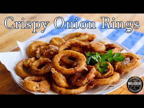How to make Crispy Onion rings | Extra crispy fried onion rings recipe | Eggless onion rings |
