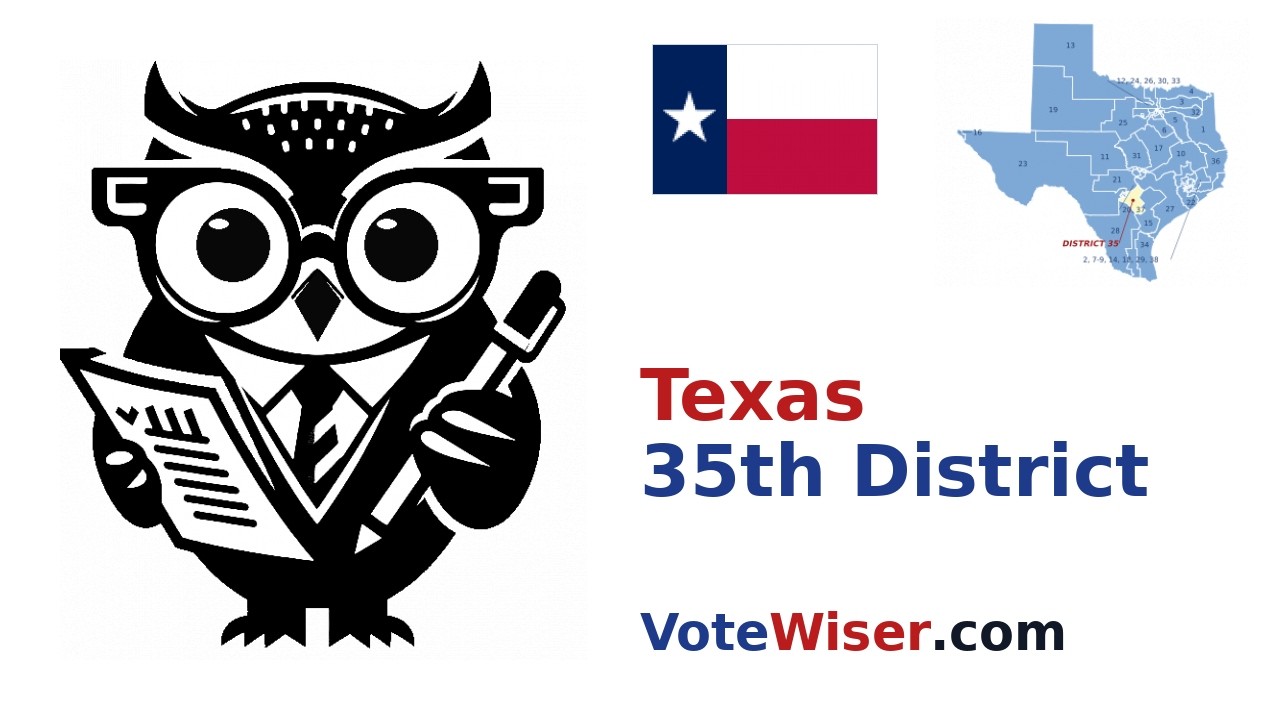 Video: VoteWiser profiles Texas 35th District, notes Casar tenure and 2026 open race