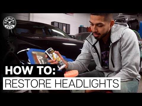 Fastest Way To Restore Headlights In One Easy Step - Chemical Guys