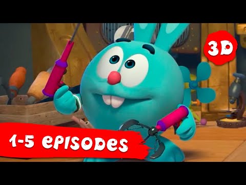 KikoRiki 3D | Full Episodes collection (Episodes 1-5) | Cartoon for Kids