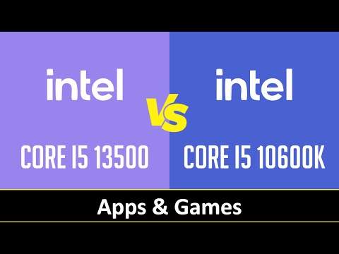 Intel Core i5 13500 vs Intel Core i5 10600K - Apps & Games (RTX 4090)